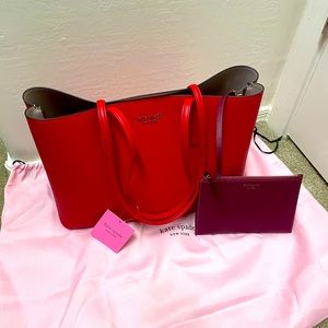 Kate Spade Large Red Tote